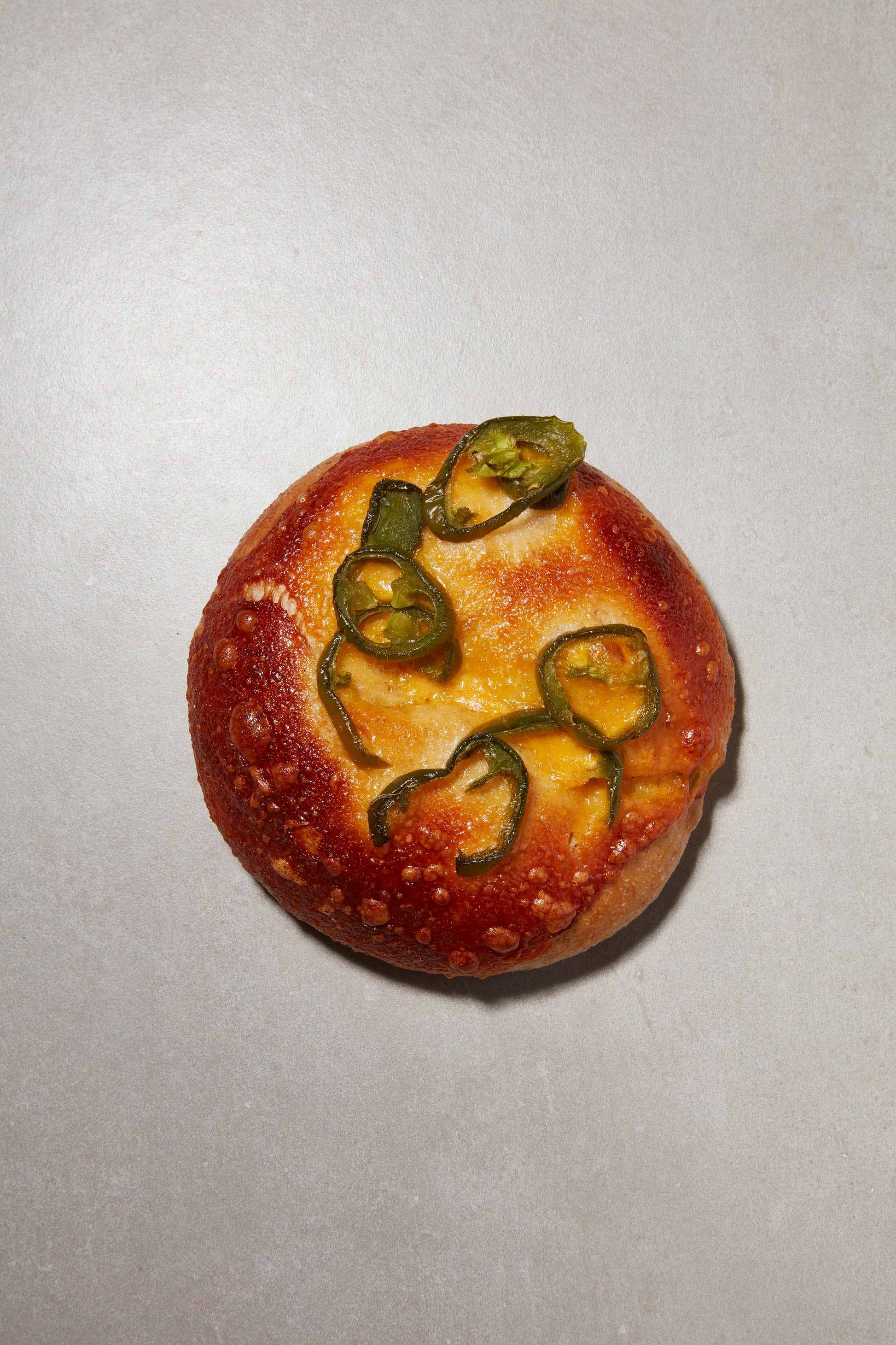 Jalapeño Cheddar Bagel