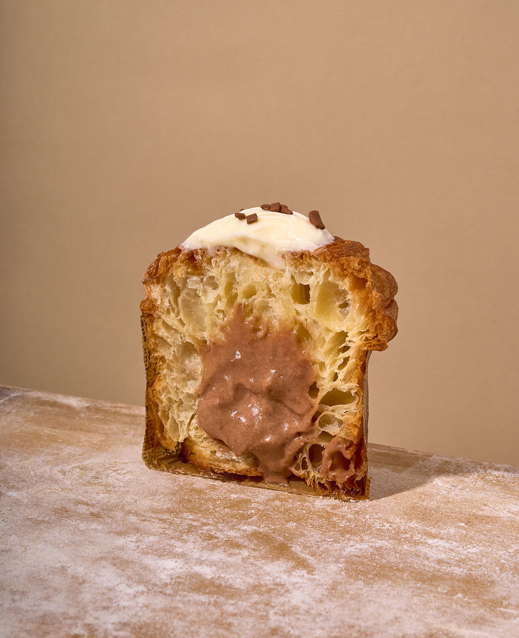 Nutella Banana Cruffin