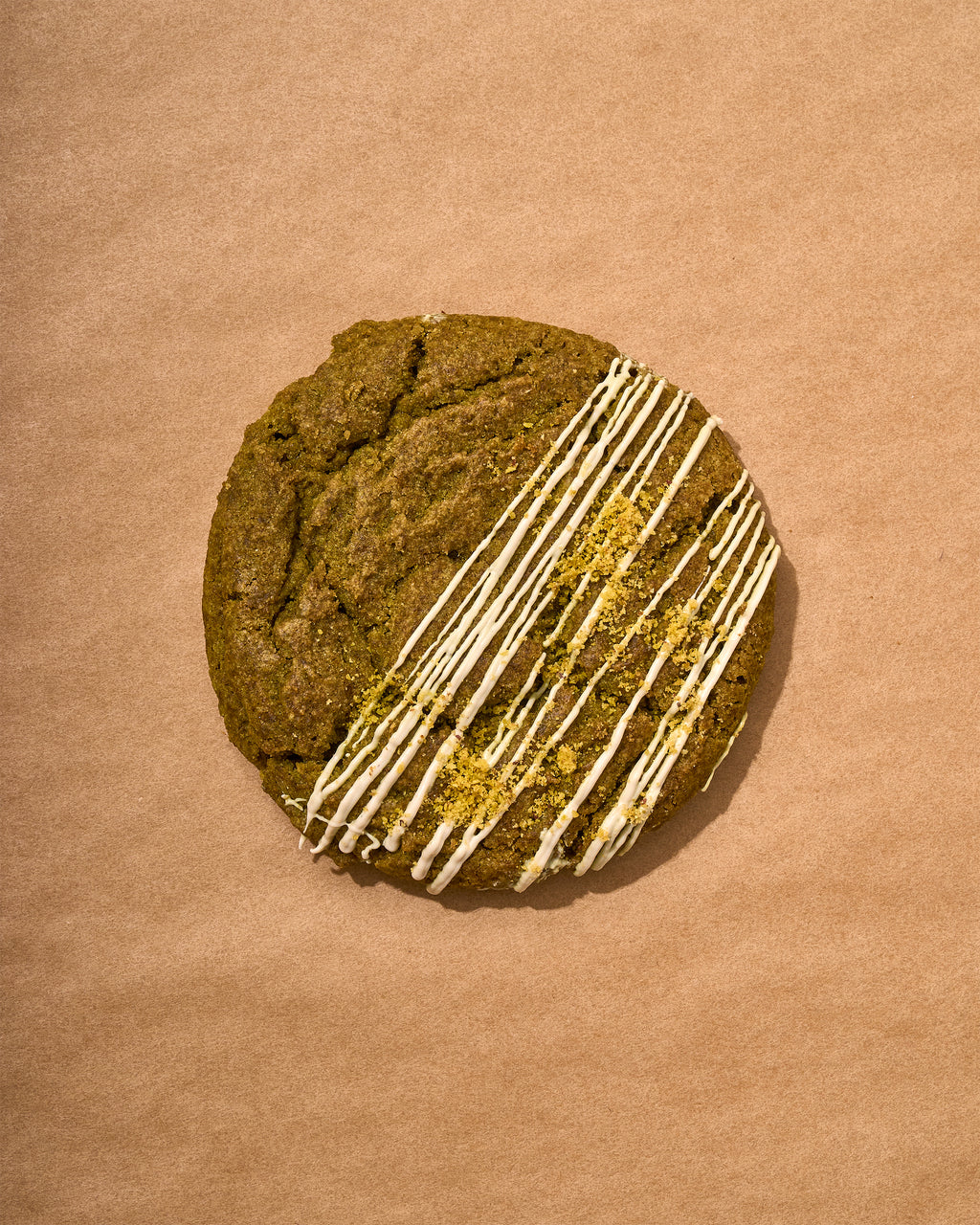 Matcha White Chocolate Pistachio Cookie
