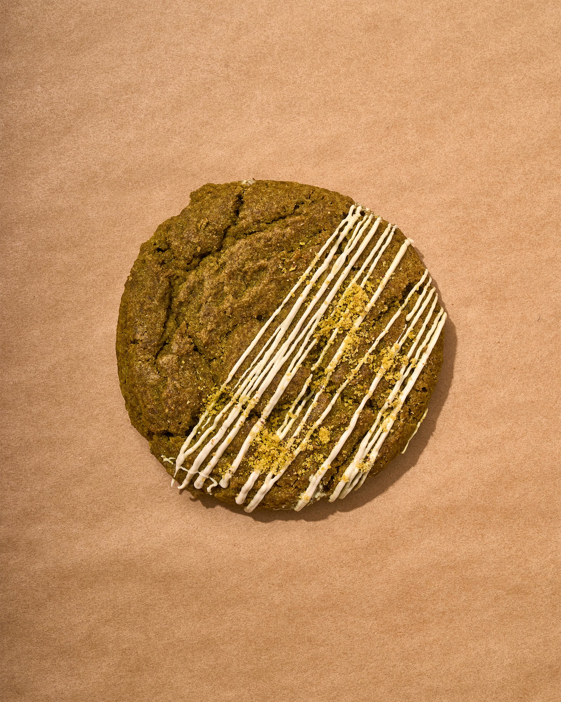Matcha White Chocolate Pistachio Cookie