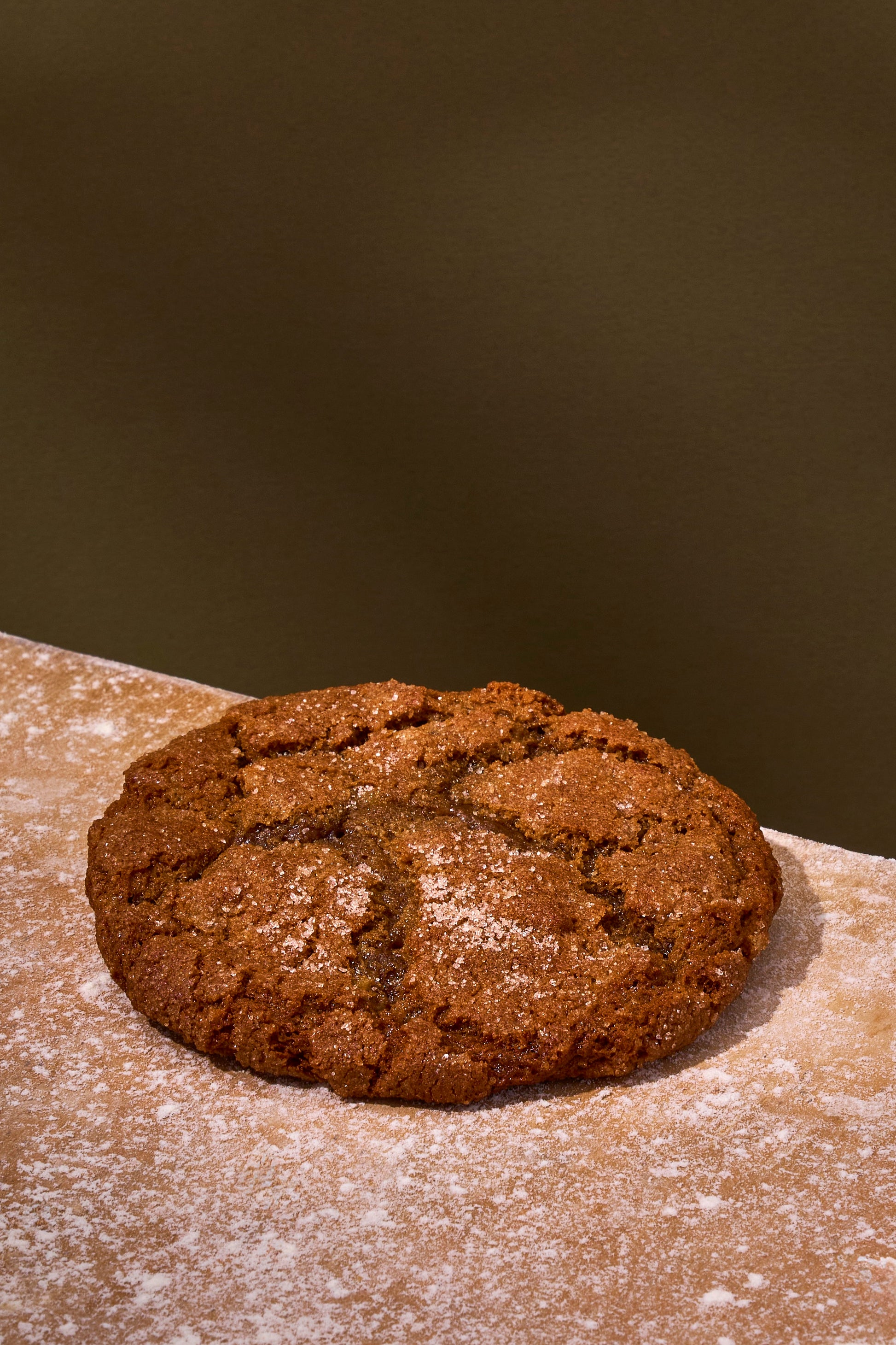 Candied Ginger Gingersnap Cookie