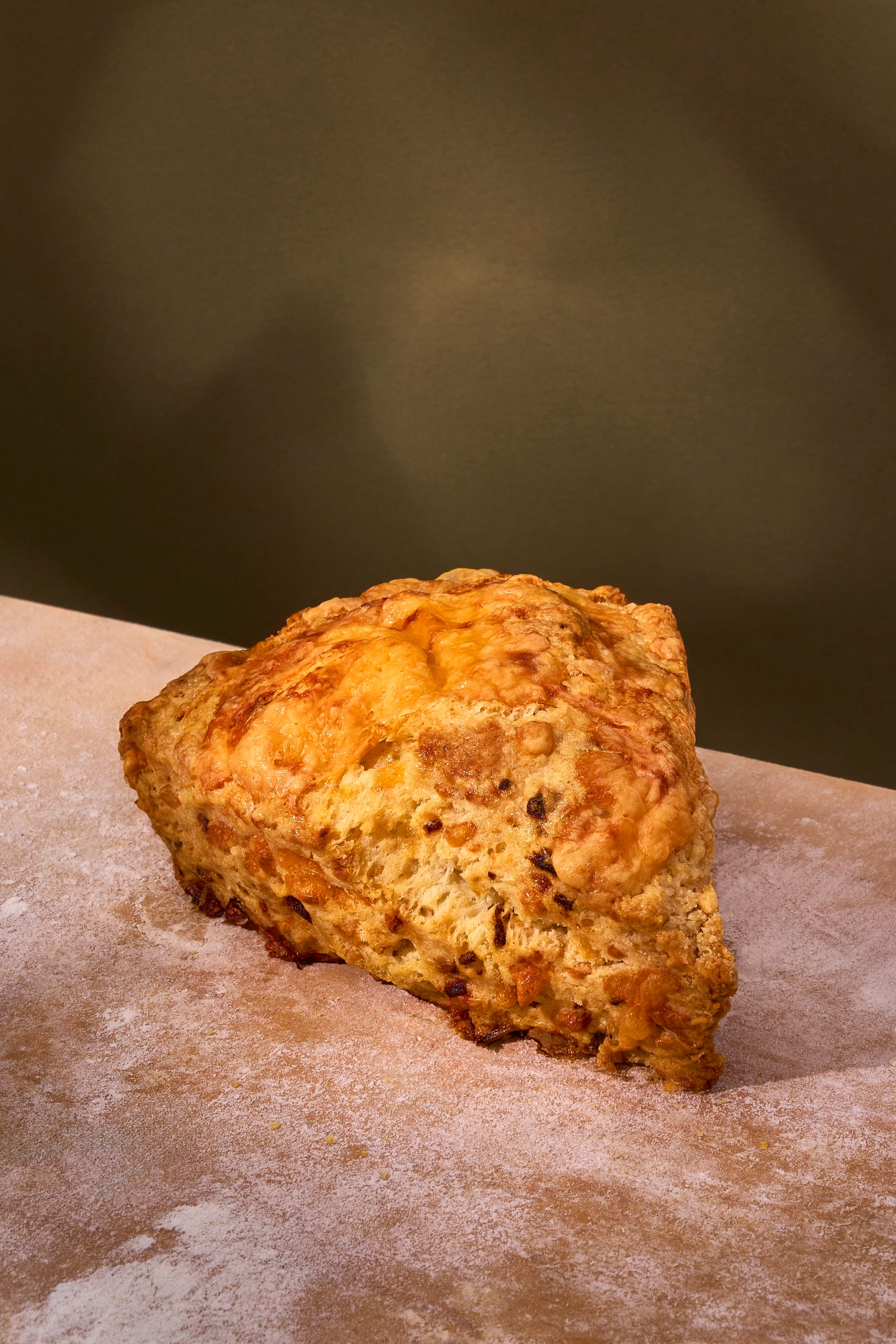Caramelized Onion and Cheddar Scone